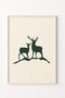 Wallity Nwyearmdl13 Conjunto de 3 Pinturas Decorativas Enmarcadas